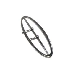 Hebilla Metálica Ovalada Doble Gancho 75mm -Merceria Botton hebilla metalica ovalada doble gancho 75mm 1