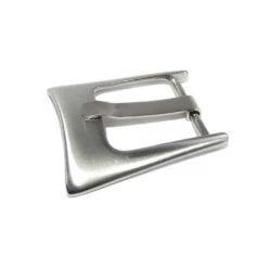 Hebilla Metálica Para Cinturón 4cm. Plata Satinado -Merceria Botton hebilla metalica para cinturon 4cm plata satinado 1
