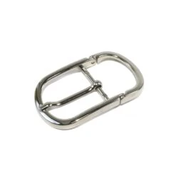 Hebilla Oval Metal Plata Con Pasador Móvil 3cm -Merceria Botton hebilla oval metal plata con pasador movil 3cm 1