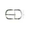 Hebilla Oval Metal Plata Con Pasador Móvil 3cm -Merceria Botton hebilla oval metal plata con pasador movil 3cm