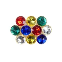 Hebilla Pasador De Metal Con Cristales De Color -Merceria Botton hebilla pasador metal con cristales color 2