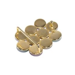 Hebilla Pasador De Metal Con Cristales De Color -Merceria Botton hebilla pasador metal con cristales color 3