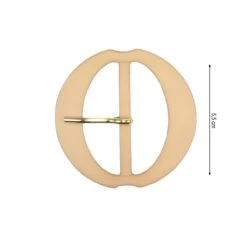 Hebilla Plástica Ovalada 5,5cm. Varios Colores