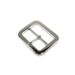 Hebilla Rectangular Biselada Plata 4cm -Merceria Botton hebilla rectangular biselada plata 4cm 1