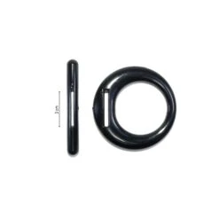 Hebilla Redonda Con Pasador 3cm. Varios Colores