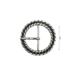 Hebilla Redonda Metal Imicadena 4cm. Varios Colores