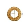 Hebilla Redonda De Rafia 4cm. Varios Colores -Merceria Botton hebilla redonda rafia 4cm