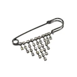 Imperdible Con Fleco De Strass 6,5cm