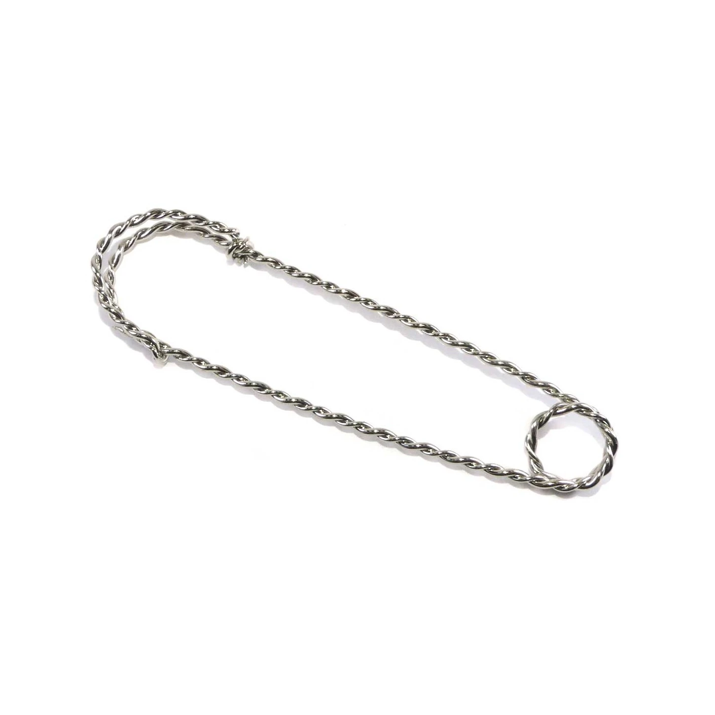 Imperdible Decorativo Cadena Roscada Plata 10cm 3 Imperdible Decorativo Cadena Roscada Plata 10cm