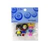 Kit 3 Botones O Piezas Superheroinas
