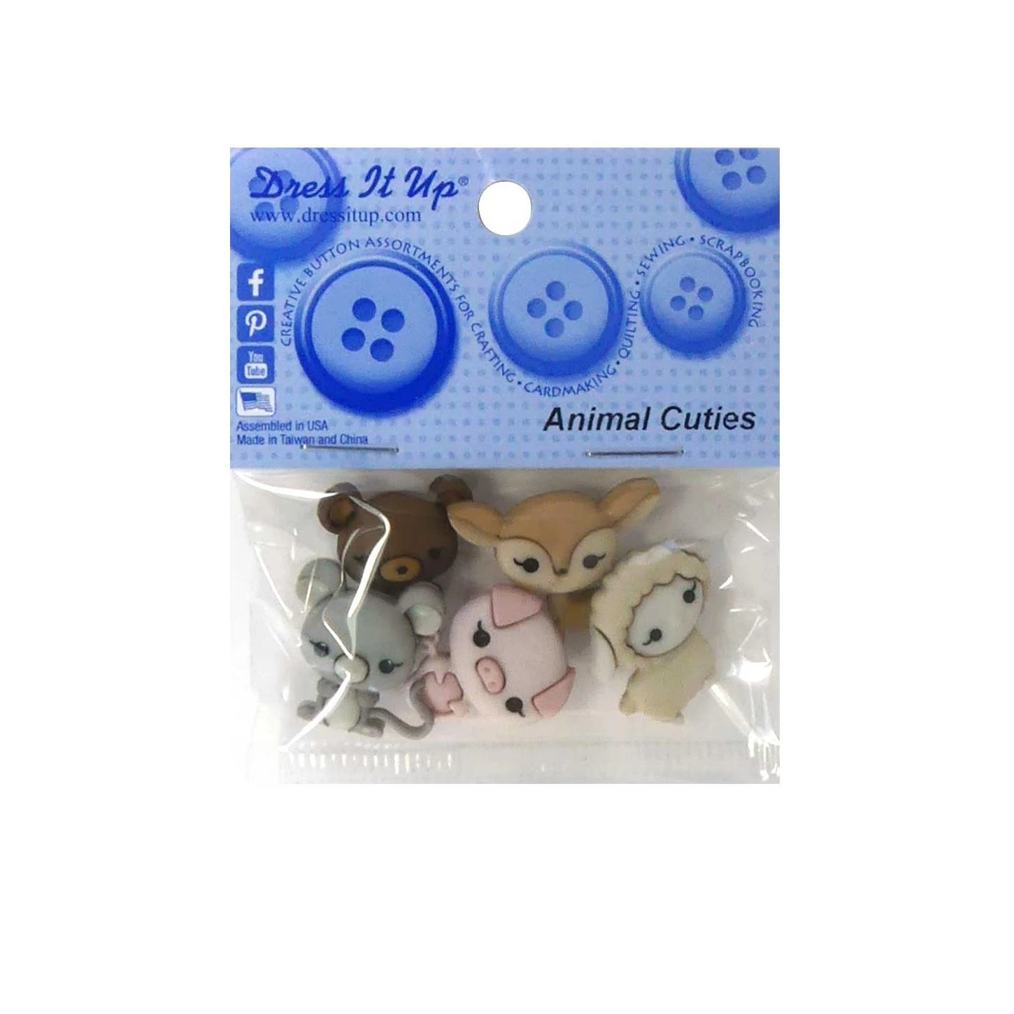 Kit 5 Botones Forma De Animales Bosque 3 Kit 5 Botones Forma De Animales Bosque