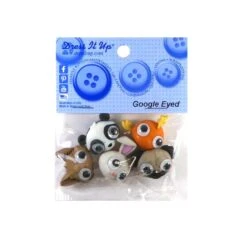 Kit 5 Botones Forma De Cabeza Animales Variados