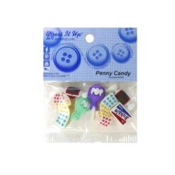 Kit 7 Botones Forma De Caramelos