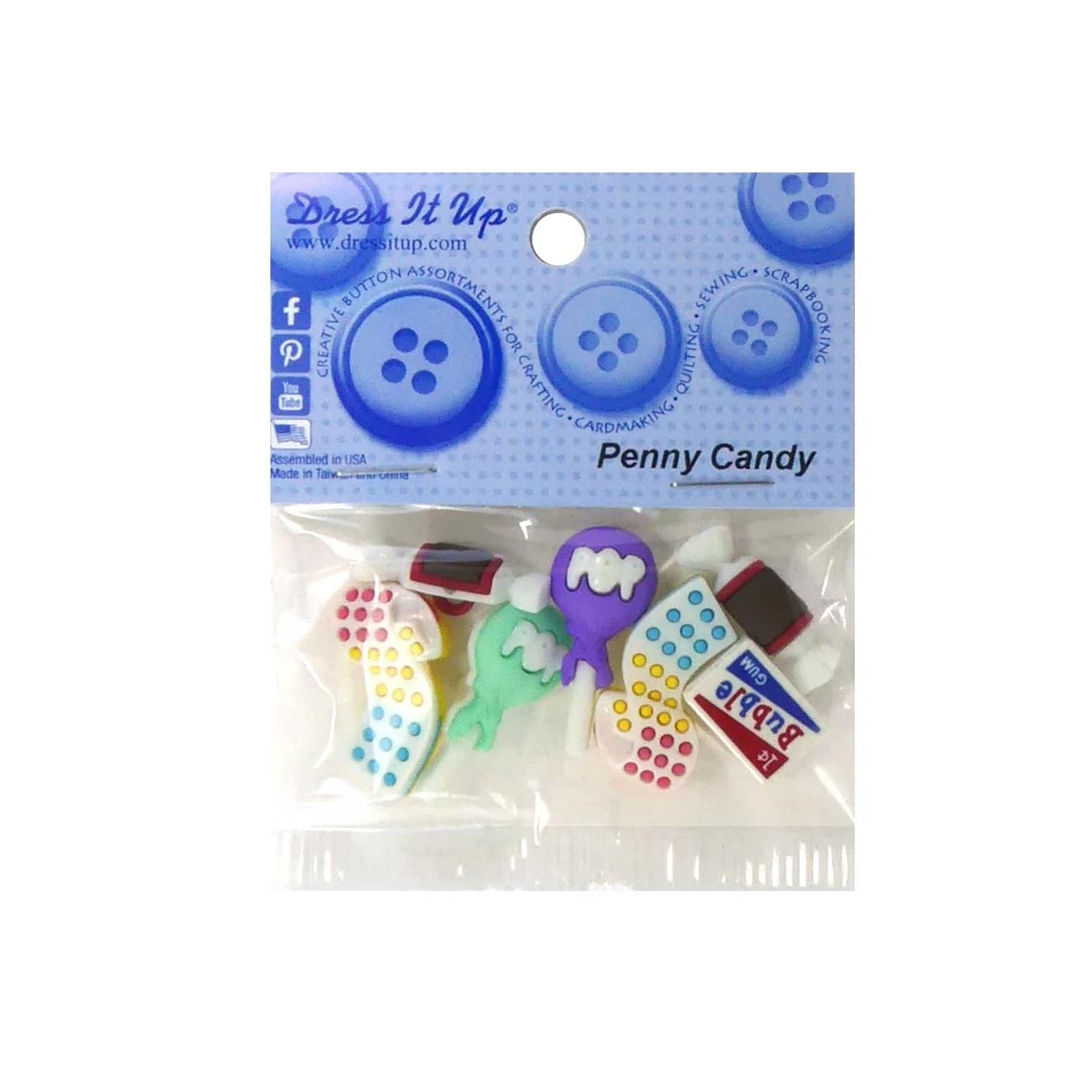 Kit 7 Botones Forma De Caramelos 3 Kit 7 Botones Forma De Caramelos