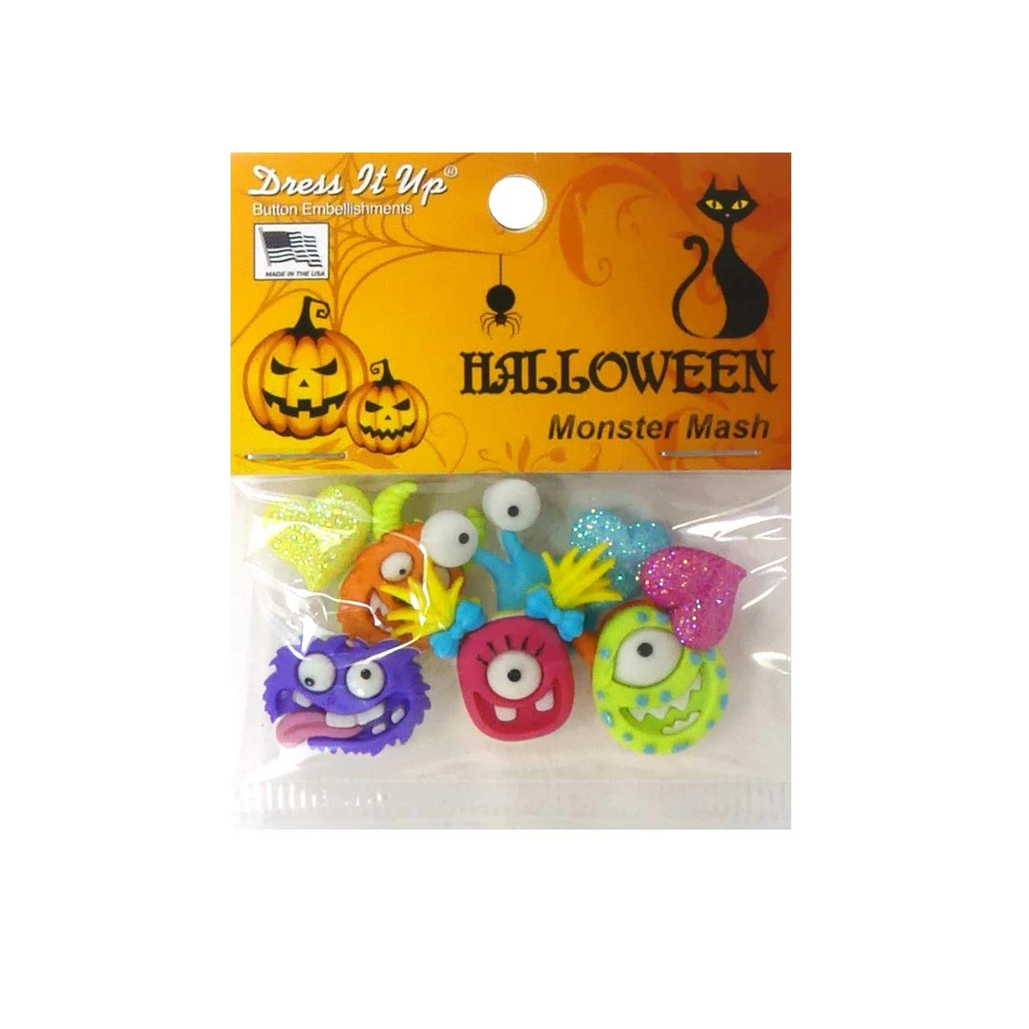 Kit 8 Botones Forma De Monstruos Colores 3 Kit 8 Botones Forma De Monstruos Colores