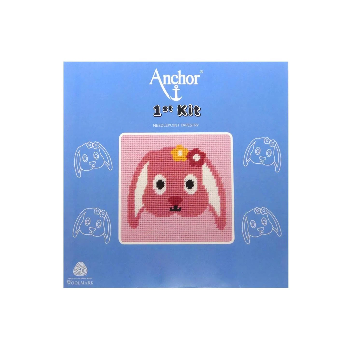 Kit De Medio Punto Conejo Rosa 3 Kit De Medio Punto Conejo Rosa