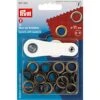Kit De Ollaos Oro Viejo Con Ensamblador 11mm. Prym -Merceria Botton kit de ollaos oro viejo con ensamblador 11mm prym