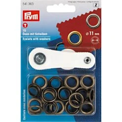 Kit De Ollaos Oro Viejo Con Ensamblador 11mm. Prym