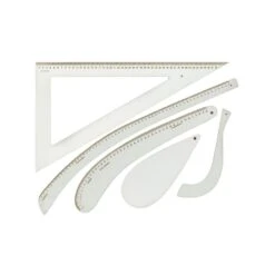 Kit De Reglas Para Patronaje Y Confección Rígidas. Varios Colores