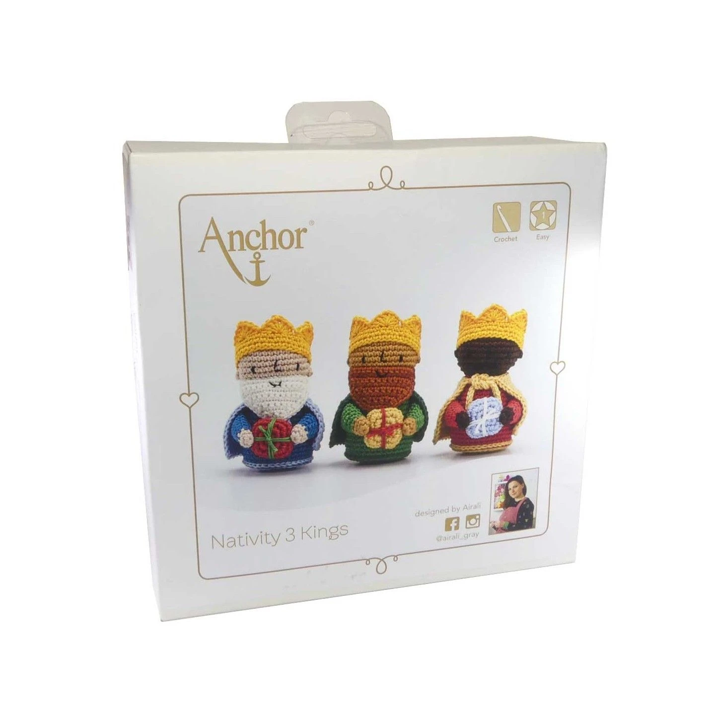 Kit Para Crochet Amigurumis Reyes Magos 3 Kit Para Crochet Amigurumis Reyes Magos