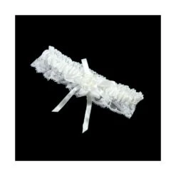 Liga Para Novia Con Plisado Y Flor. Varios Colores