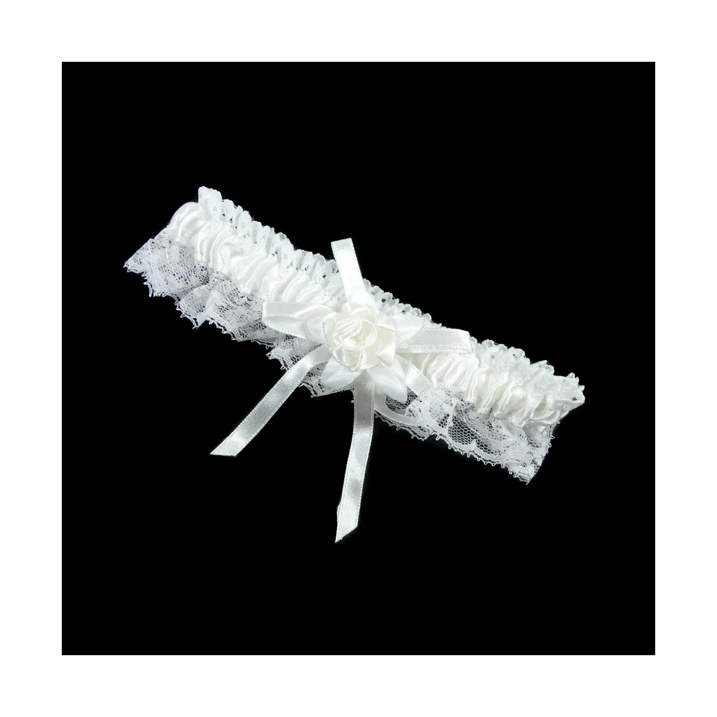 Liga Para Novia Con Plisado Y Flor. Varios Colores 3 Liga Para Novia Con Plisado Y Flor. Varios Colores