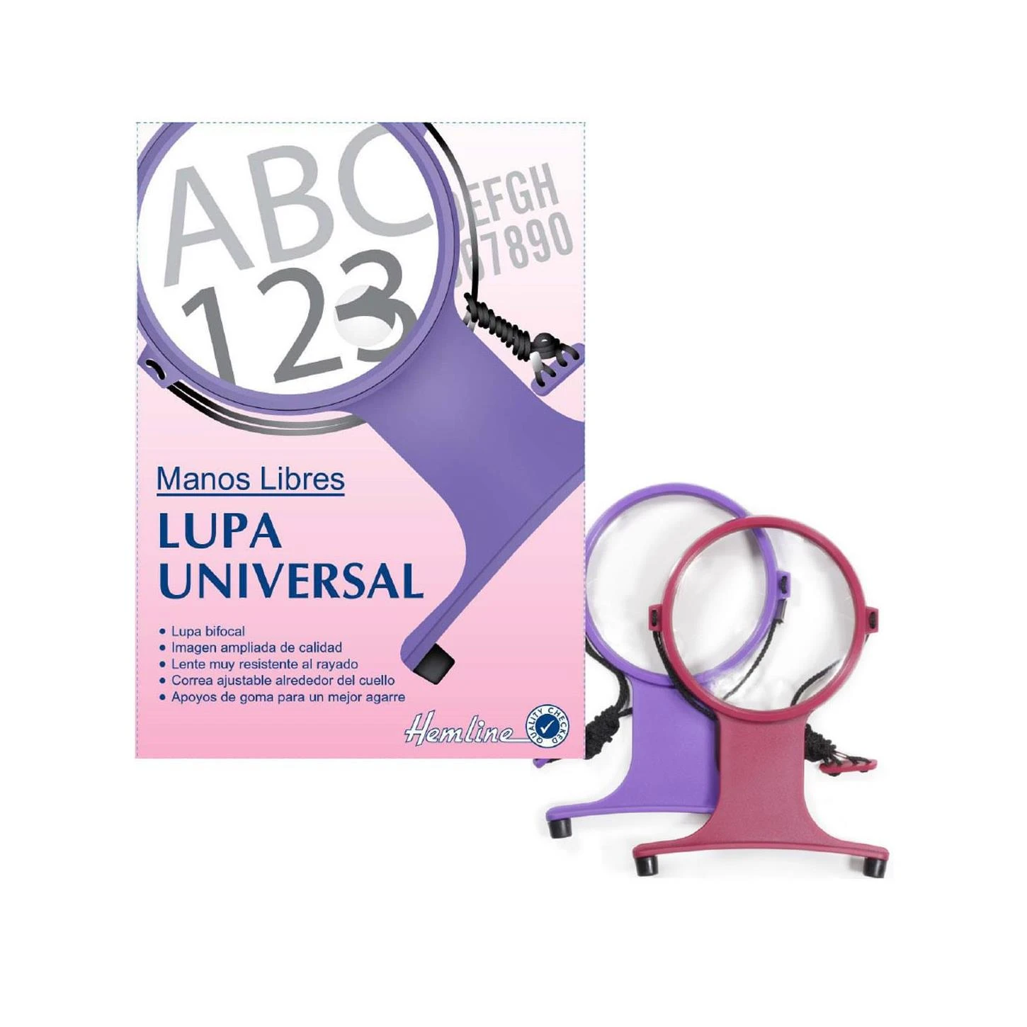 Lupa Universal Para Colgar Con Cordón 3 Lupa Universal Para Colgar Con Cordón
