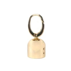 Mosquetón Metálico Con Capuchón 2,8cm. Oro