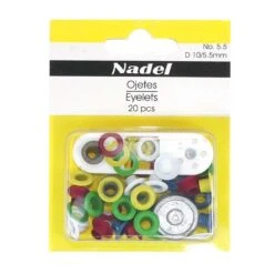 Ojetes Con Ensamblador 5,5mm. Multicolores