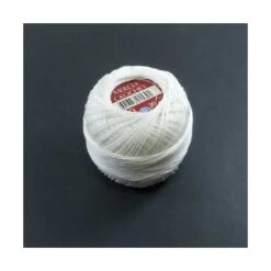 Ovillo Mercer Crochet Blanco 20gr. Múltiples Grosores