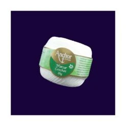 Ovillo Para Crochet Blanco 0001 Anchor 20gr. Grosor Nº30