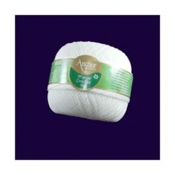 Ovillo Para Crochet Blanco 0001 Anchor 50gr