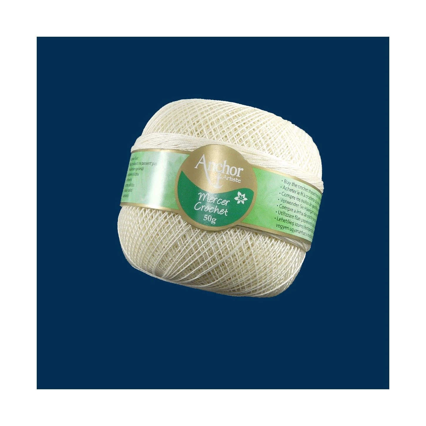 Ovillo Para Crochet Crudo 0926 Anchor 50gr. Múltiples Grosores 3 Ovillo Para Crochet Crudo 0926 Anchor 50gr. Múltiples Grosores