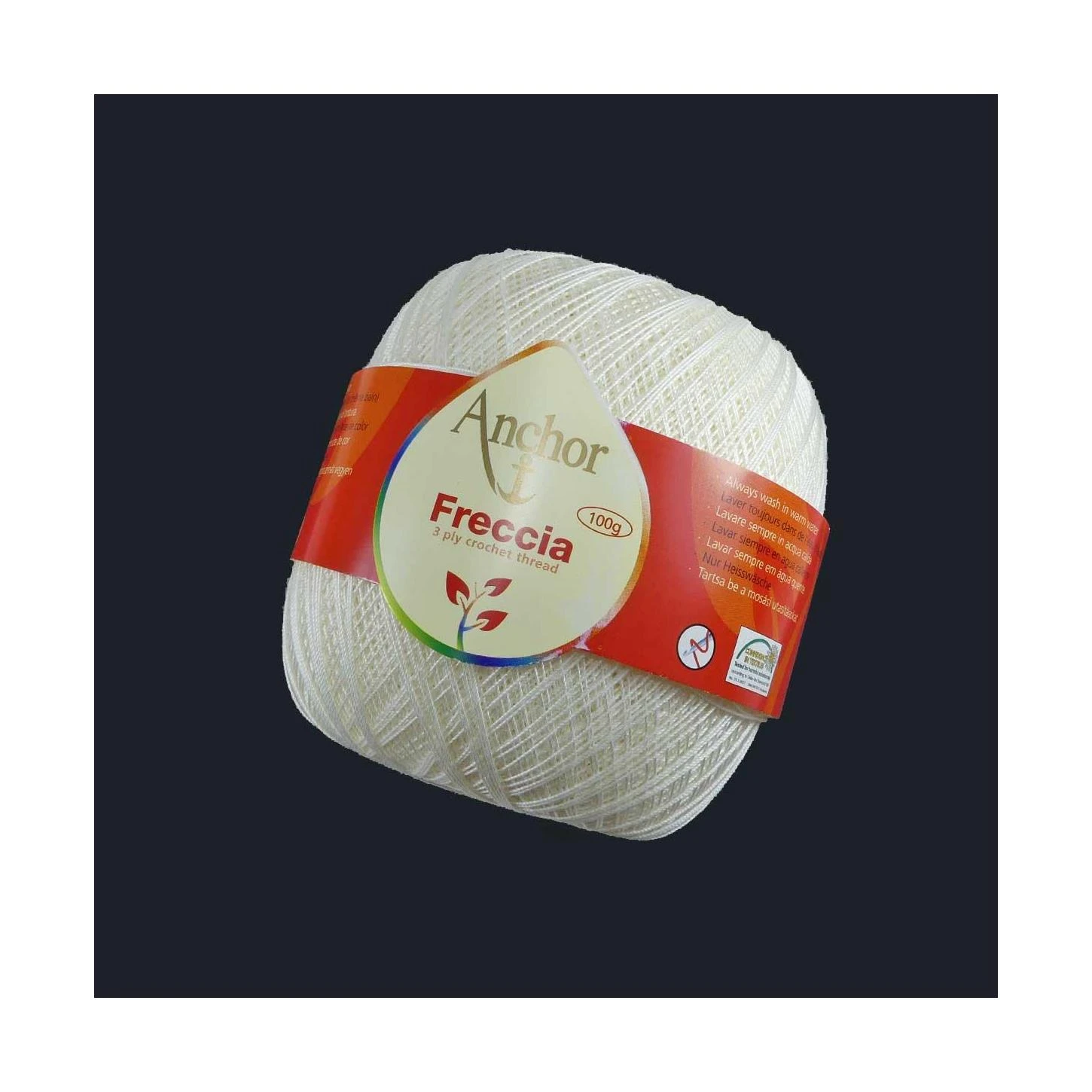 Ovillo Para Crochet Freccia Crudo Nº20. 100gr 3 Ovillo Para Crochet Freccia Crudo Nº20. 100gr