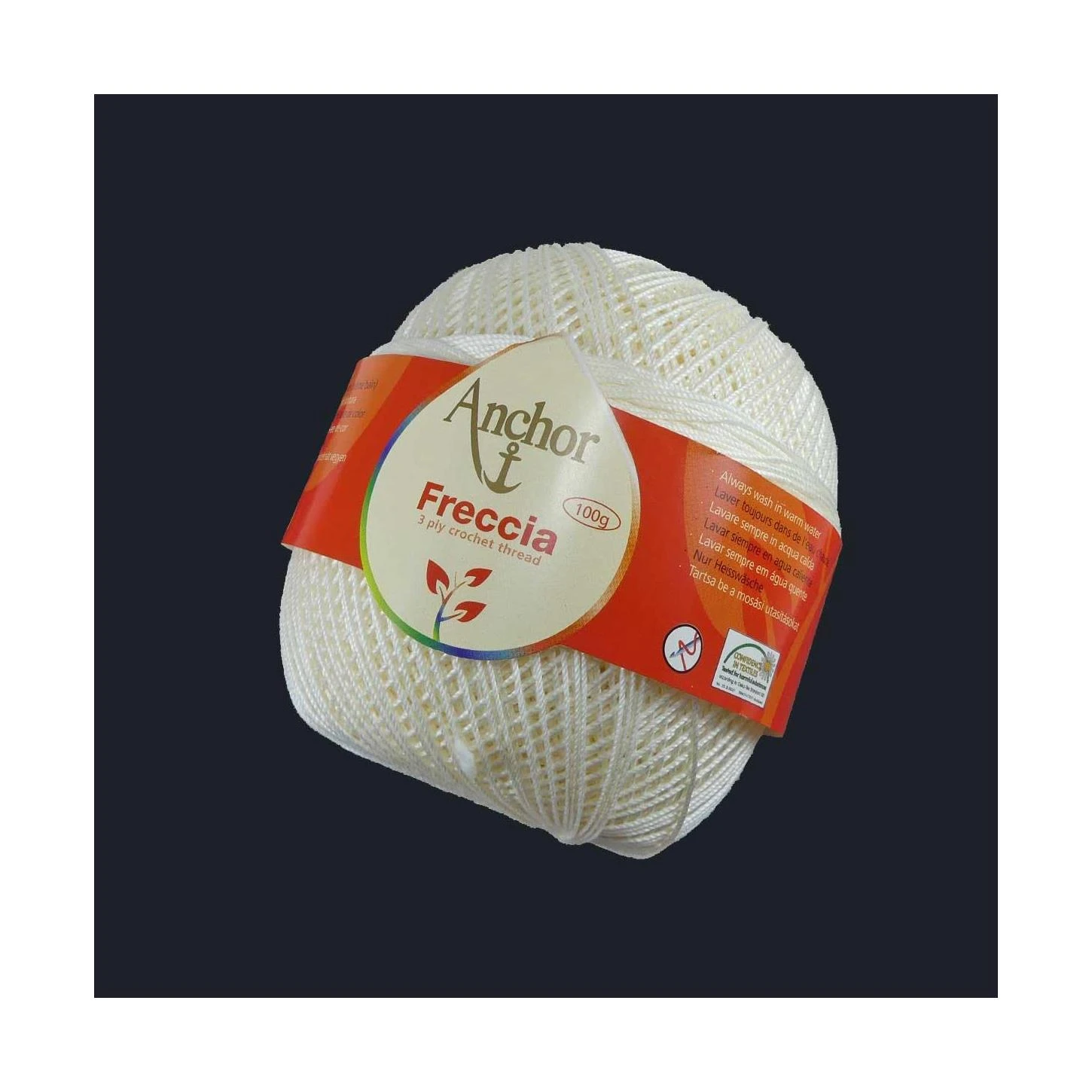 Ovillo Para Crochet Freccia Crudo Nº6. 100gr 3 Ovillo Para Crochet Freccia Crudo Nº6. 100gr