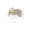 Parche Osito Dormido En Nube Pequeño 80x65mm -Merceria Botton parche osito dormido en nube pequeno 80x65mm