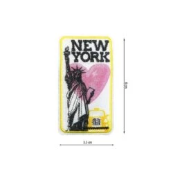 Parche Termo 35x60mm Bordado New York