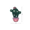 Parche Termo 50x70mm Bordado Cactus Con Tupis -Merceria Botton parche termo 50x70mm bordado cactus con tupis