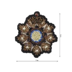 Parche Termo Blasón Oro Viejo Con Lentejuela