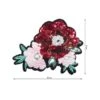 Parche Termo Bordado De Flores Con Lentejuelas. 150x110mm 2 Parche Termo Bordado De Flores Con Lentejuelas. 150x110mm -Merceria Botton parche termo bordado de flores con lentejuelas 150x110mm2
