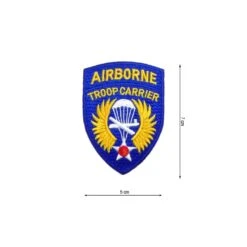 Parche Termo Bordado Escudo Paracaidista 5x7cm