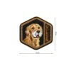 Parche Termo Bordado Golden Retriever 2 Parche Termo Bordado Golden Retriever -Merceria Botton parche termo bordado golden retriever