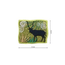 Parche Termo Bordado Paisaje Antílope 53x42mm