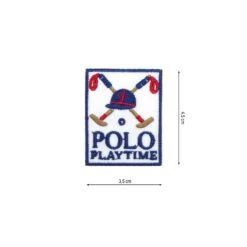 Parche Termo Bordado Polo Playtime 35x45mm