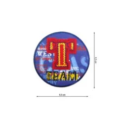 Parche Termo Bordado Team 65mm