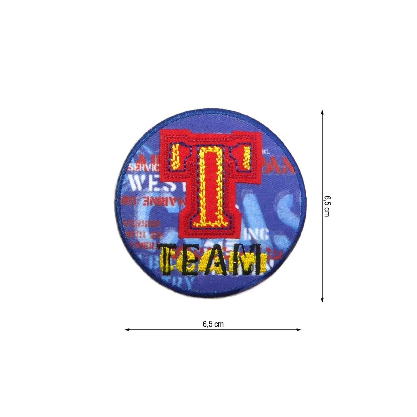 Parche Termo Bordado Team 65mm 3 Parche Termo Bordado Team 65mm