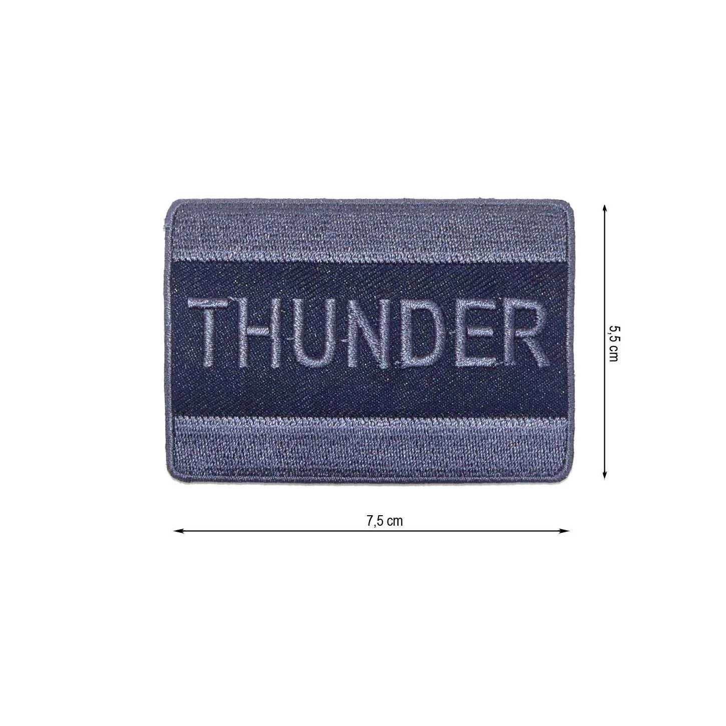 Parche Termo Bordado Thunder Grande 3 Parche Termo Bordado Thunder Grande