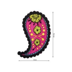 Parche Termo Cachemir Flores 100x145mm