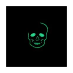 Parche Termo Calavera Fluorescente -Merceria Botton parche termo calavera fluorescente 1