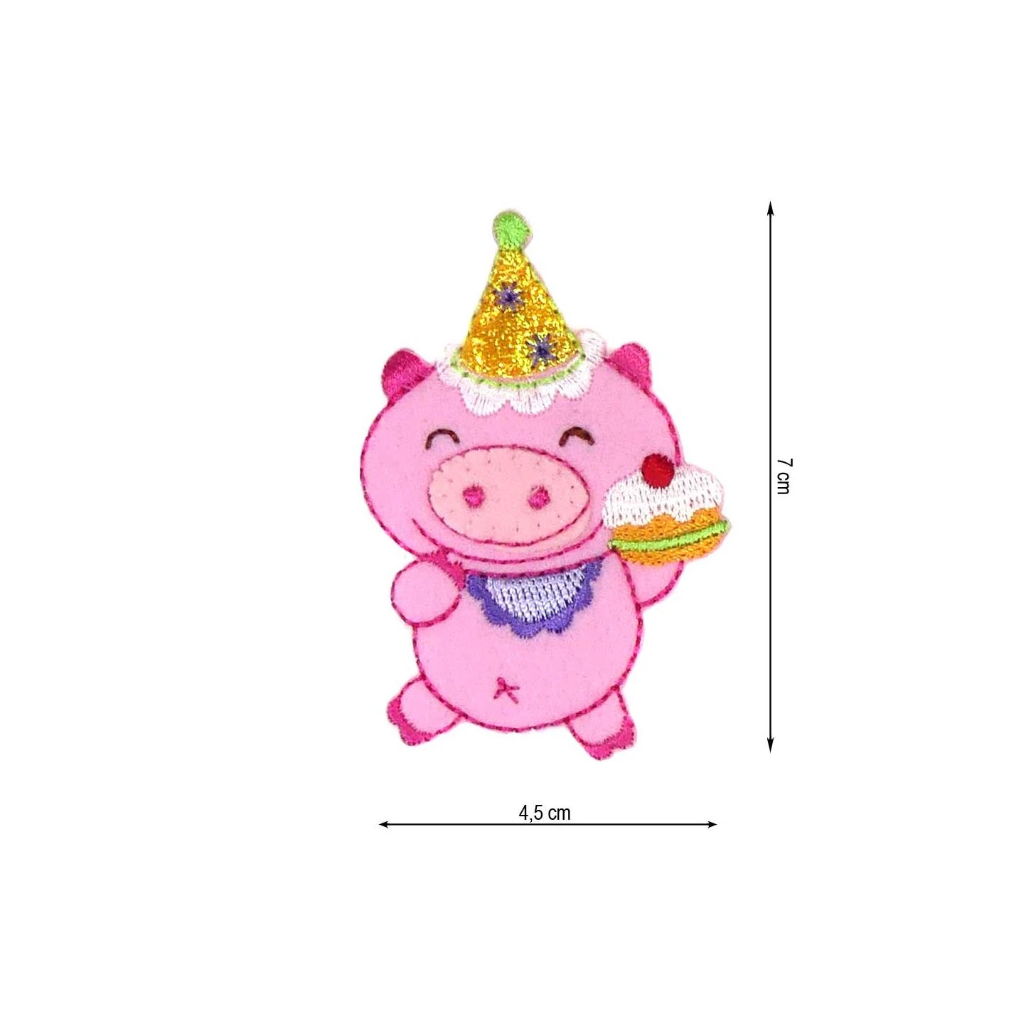 Parche Termo Cerdito De Fiesta 3 Parche Termo Cerdito De Fiesta